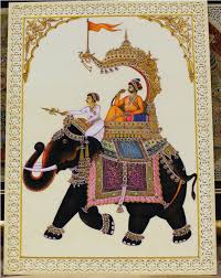 Royal Painting Indian Elephant Art Indian Art Paintings Elephant Art