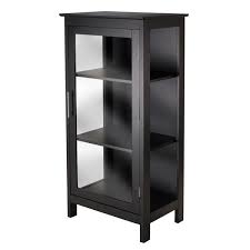 Shop for modern trophy display cabinets in different finishes & sizes to show off office awards & certifications! Winsome Wood Poppy Display Cabinet 23 62 In X 47 24 In Black 20523 Rona