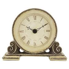 Desk Clock Table Clock For Living Room Decor Bedrooms Bathroom Small Battery Operated Analog European Vintage Non Ticking Silent Retro Decorative Room Decor Bedroom Table Clock Clock