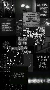 Aesthetic Black Lockscreen Wallpaper Tumblr Iphone Aesthetic Black Iphone Lockscreen T Iphone Wallpaper Vintage Cute Black Wallpaper Black Wallpaper Iphone