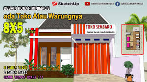 Dengan model tiang type 36 joglo dan batu alam secara lengkap. Desain Rumah Minimalis Ada Warung Atau Tokonya Youtube