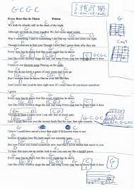 Every Rose Has It S Thorn Poison Guitar Chord Chart Tuned Down 1 2 Step For Recording Guitar Chords For Songs Basic Guitar Lessons Guitar Kids