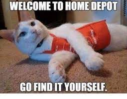 Grumpy Cat Home And Home Depot Welcome To Home Depot Cofindityourself Customer Service Funny Cat Compilation Funny Cat Memes Funny Animal Memes