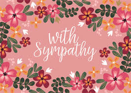 Create and print free printable sympathy cards at home. With Sympathy Sympathy Condolences Card Free Greetings Island Condolence Card Sympathy Card Messages Sympathy Cards