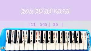 Capo fret 1 intro : Kala Kucari Damai Pianika Melodica Tutorial Lagu Rohani Youtube