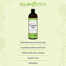 Applying castor oil can help hydrate the hair shaft, improving its flexibility. Aeropost Com Honduras San Pedro Sula Castor Oil Usda Organic Coldpressed 16oz 100 Pure Hexanefree Castor Oil Conditioning Healing For Dry Skin Hair Growth For Skin Hair Care Eyelashes Caster Oil By