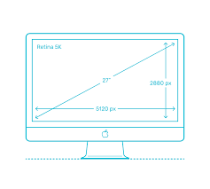 Monitors are typically between 15 and 34 inches, but monitors the size of the monitor determines the pixel density for the monitor resolution. Apple Imac 27 2019 Dimensions Drawings Dimensions Com