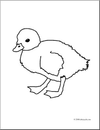 Children will enjoy by using these baby duck coloring pages while learning at the same time Clip Art Duckling Coloring Page I Abcteach Com Abcteach