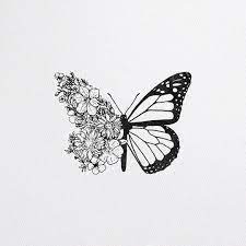 Zwart Wit Illustraties Op Instagram Illustratie Door Daniel Neuman Blackworknow Als Je Graag Gezien Tattoos Black And White Illustration Butterfly Tattoo
