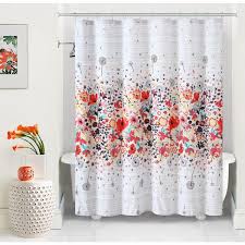 A Fun And Functional Way To Add A Touch Of Whimsy Charm Any Bathroom Space This Floral Patt Cool Shower Curtains Colorful Shower Curtain Unique Shower Curtain