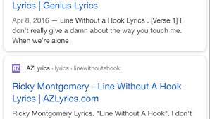 Line Without A Hook Ricky Montgomery Hook Lyrics Video Image Lyrics