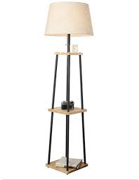 The dexter, funnily enough is one of the only tripod lamps that has three lamps. Floor Lamps For Living Room Floor Lamp With Shelves 3 Layers Wooden Shelf Standing Light Modern Reading Lamp For Bedroom Living Room Office Home Decoration European Minimalist Without Bulb Bl Amazon Co Uk Lighting