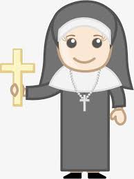 A Nun Holding A Cross Cross Clipart Cross Nun Png And Vector With Transparent Background For Free Download Cross Clipart Clip Art Nuns