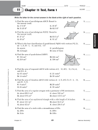 Geometry crossword puzzles creative images. Glencoe Mcgraw Hill Geometry Workbook Answers