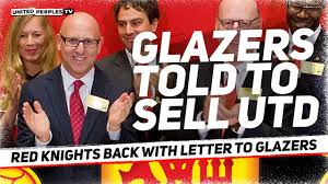Large numbers of fans had gathered outside old trafford, on the day manchester city could be crowned premier league champions if united lose. Glazers Told To Sell Man Utd Red Knights Are Back Youtube