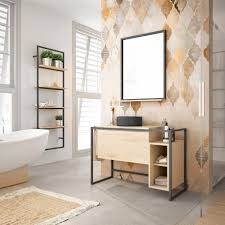 Cajas, botes de cristal o cestos son esenciales. Ideas Para Decorar Banos Con Plantas Artificiales Leroy Merlin