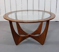 Retro Teak G Plan Astro Coffee Table Vintage Danish Style Round Glass Top Ebay Couchtisch Metall Couchtisch Holz Wohnzimmertische