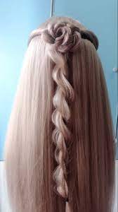 Hairstyle For Long Hair Video Tutorial Braided Braided Hair Hairsty Frisuren Lange Haare Geflochten Geflochtene Frisuren Flechtfrisuren Lange Haare Anleitung