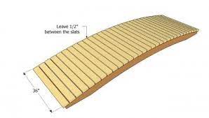 Footbridge Plans Could Half The Length For Side Yard Garden Bridge Backyard Bridges Garden Projects