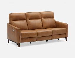 Palmer 100 Leather Power Recliner Sofa Caramel Caramel Leather Sofa Leather Reclining Sofa Power Reclining Sofa