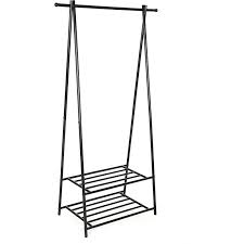 Portant Penderie A Vetement Porte Manteau Etagere Pour Chaussures Penderie Support Manteau Noir Hsr05b Porte Manteaux Etagere Chaussures Manteau Noir