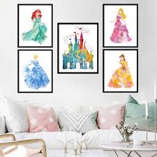 You can do it yourself. Girl Room Wall Art Decor Disney Princess Watercolor Print Snow White Movie Poster Cinderella Canvas Painting Home Decoration Mega Sale E81fd6 Goteborgsaventyrscenter