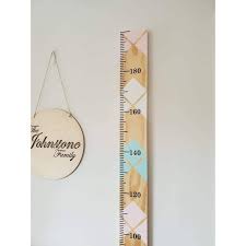 Jewel Childrens Wooden Growth Ruler Height Chart