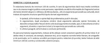 Modalitate de a prezenta i a susine un punct de vedere asupra unei anumite probleme i, in egala. Bacalaureat 2020 Subiectele La Limba Si Literatura RomanÄ Vezi Aici RezolvÄrile
