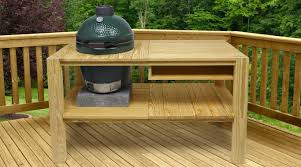 What would you add to it? Diy Big Green Egg Table Plans Build Big Green Egg Table Yellawood