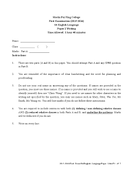 A revision presentation for how to plan and write aqa gcse english language paper 2 question 5: 15 16 S4 Eng First Exam Paper 2 1 Docx Newspapers Question