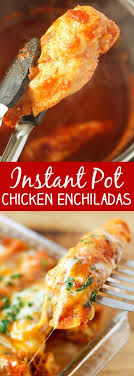 Instant Pot Pressure Cooker Chicken Enchiladas Recipe Instant Pot Recipes Chicken Recipes Instant Pot Recipes