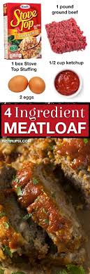 1 cup dried bread crumbs. 4 Ingredient Meatloaf Ahhhmazing Instrupix