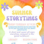 Summer Storytime at the Library