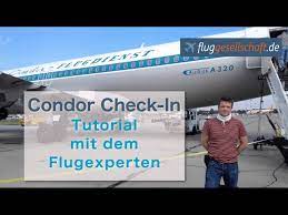 Kann ich meine buchung online stornieren? Condor Online Check In Einfach Schnell 2017 Deutsch Youtube