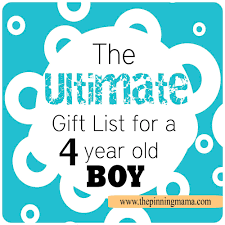 Perhaps you just moved into a new home and. The Best List Of Gift Ideas For A 4 Year Old Boy The Pinning Mama