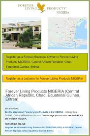 Nigeria Business Offer From The World Largest Aloe Vera Producer Forever Living Products Click On The Imag Forever Living Products Forever Business Nigeria