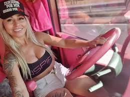 Hot mum living her dream as lorry driver taking her bright pink HGV all  over country - Daily Star