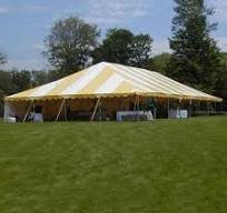40' x 80' Classic Series Frame Tent, Sectional Tent Top, Complete