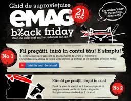 Black friday emag va incepe pe 20 noiembrie dimineata in jurul orei 6.00 in romania. Catalog Emag Paulmaior Ro
