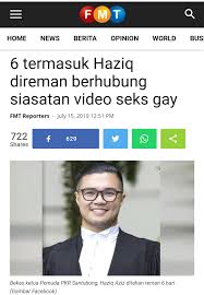 A copy of haziq's flight ticket showed that he flew to sandakan on. Buletin Istiqomah Mereka Disiasat Di Bawah Akta Komunikasi Dan Multimedia Kerana Mengedar Dan Memiliki Bahan Pornografi Polis Hari Ini Menerima Arahan Reman 6 Individu Termasuk Bekas Ketua Pemuda Pkr Santubong Haziq