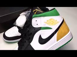 Nike Air Jordan 1 Mid Se Oakland 852542 101 Previews Youtube
