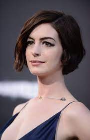 Anne Hathaway Interstellar Premiere Short Hair Styles Bob Hairstyles Short Bob Hairstyles