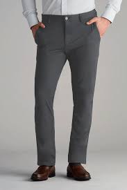 Men's Grey Performance Dress Pants (Slate Tailored Stretch Slacks) –  Twillory