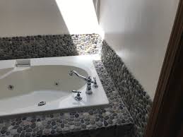 M s international mix river rock tumbled marble tile for kitchen backsplash, wall tile for bathroom, floor tile, and shower wall tile, 12 in. Bathroom Remodeling Indianapolis High Quality Renovations