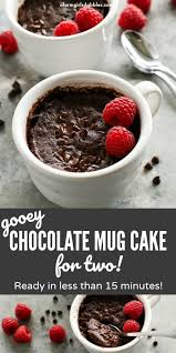 Gooey Chocolate Mug Cake For Two Recipe Gooey Chocolate Mug Cake Easy Chocolate Mug Cake Chocolate Mug Cakes