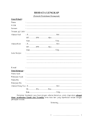 | biodata format & sample for job, marriage, students & teacher. Doc Biodata Lengkap Formulir Pendaftaran Munaqosah Data Pribadi Rahmawan Nofilani Academia Edu