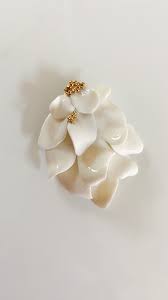 magnolia brooch
