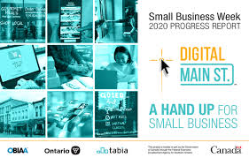People can gather in small groups of more than 10 people. October 2020 Digital Main Street Progress Report Media Release Obiaa