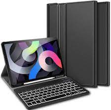 Gone is the home button and the large bezel, offering 10.9 inches of screen. Ivso Tastatur Kompatibel Mit Ipad Air 4 Deutsches Qwertz Tablet Tastatur Hulle Mit 7 Farben Led Hintergrundbeleuchtung Kabellose Tastatur Fur Ipad Air 4 Generation 10 9 2020 Schwarz Online Kaufen Otto