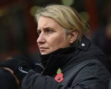 Emma Hayes will have link to Chelsea dugout and can watch training online